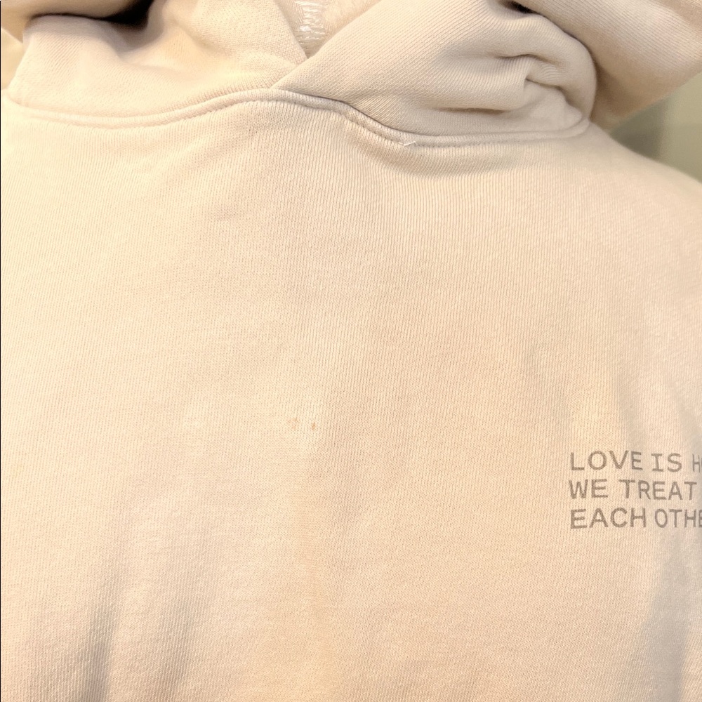 Unbranded Women's Cream Hoodie Sweatshirt - Picture 5 of 5